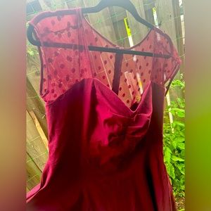 Size 14 Torrid Dress Burgundy